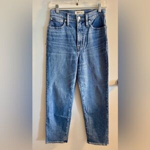Madewell Women’s The Perfect Vintage Straight Crop Jeans Size 26 Classic